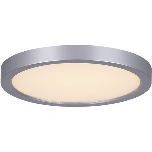 Madison LED 7 inch Brushed Nickel Disc Light, Low Profile