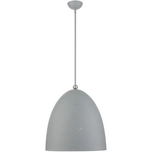 Arlington 3 Light 19 inch Nordic Gray with Brushed Nickel Accents Pendant Ceiling Light