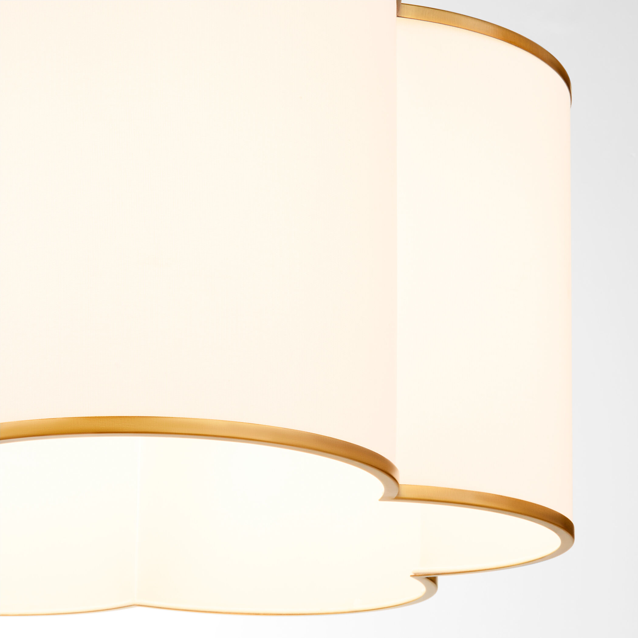 Belinder 6 Light 30 inch Non-Lacquered Brass Pendant Ceiling Light