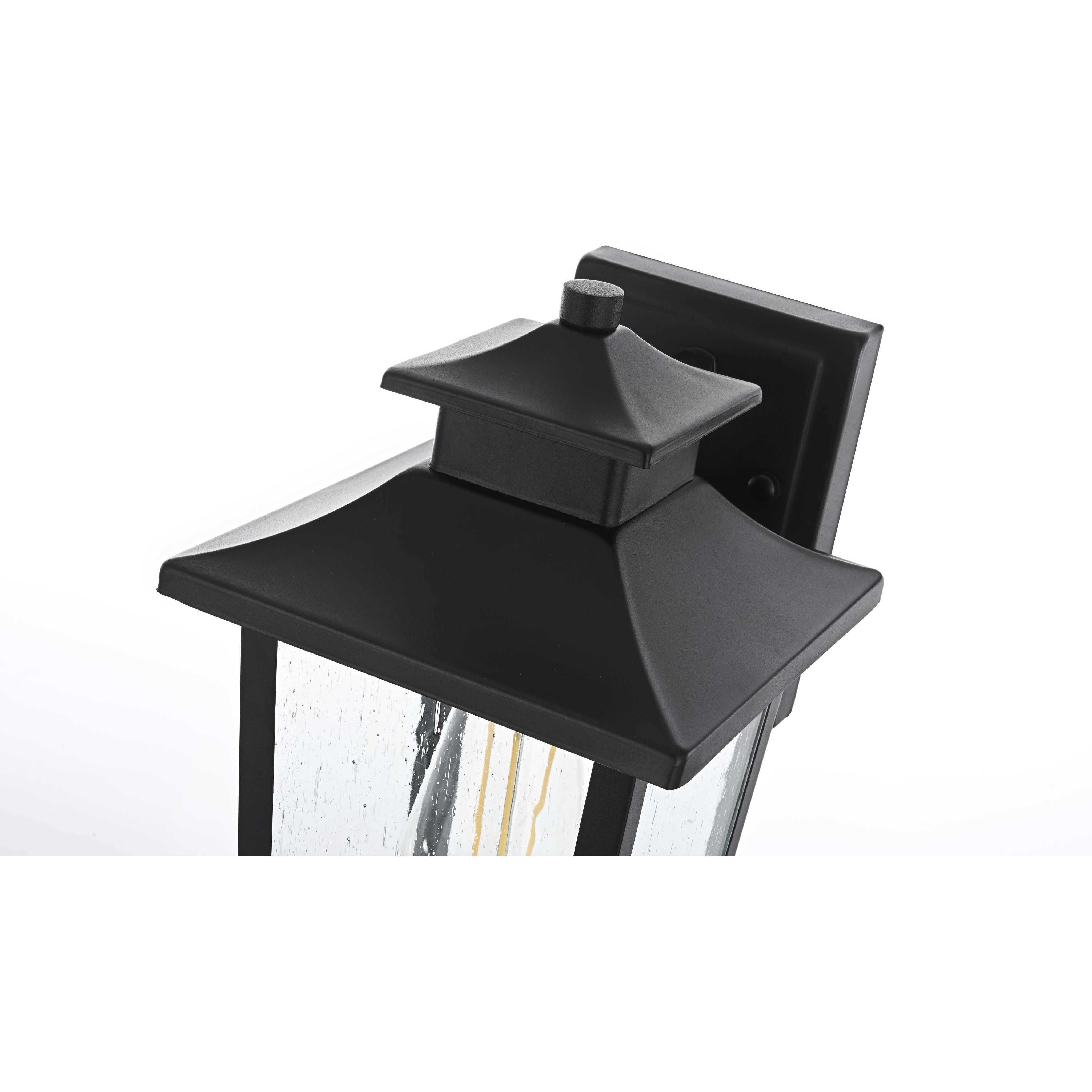 Redner 1 Light 11.5 inch Black Outdoor Wall Sconce