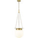 Calhoun 1 Light 13 inch Heritage Brass Pendant Ceiling Light