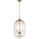 Voliere 3 Light 14.5 inch Havana Gold Pendant Ceiling Light