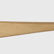 Adler 60 inch Midnight Black with Natural Honey ABS Blades Ceiling Fan in Matte Black