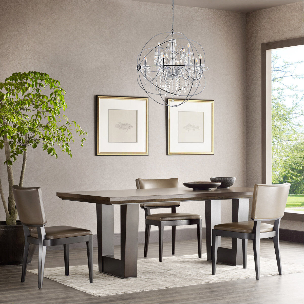 Cordelia 12 Light 44 inch Chrome Pendant Ceiling Light