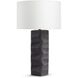 Bond 28 inch 150.00 watt Charcoal Textured Table Lamp Portable Light