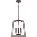 Thea 4 Light 12 inch Oil Rubbed Bronze Foyer Ceiling Light