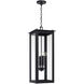 Hunt 4 Light 11 inch Black Outdoor Hanging Lantern