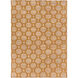Seaport 36 X 24 inch Camel, Burnt Orange Rug