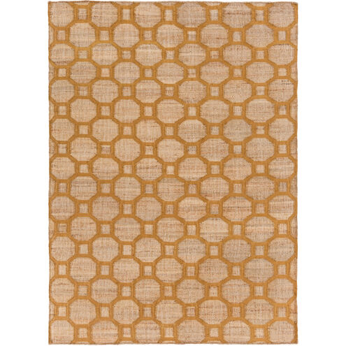 Seaport 36 X 24 inch Camel, Burnt Orange Rug