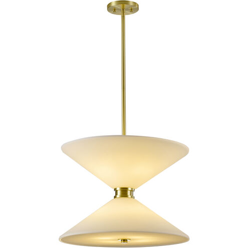 Canada 8 Light 23.25 inch Satin Brass Pendant Ceiling Light
