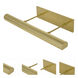 Classic Contemporary 75 watt 24 inch Polished Brass Picture Light Wall Light