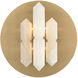 Annees Folles 2 Light 14 inch White Sconce Wall Light
