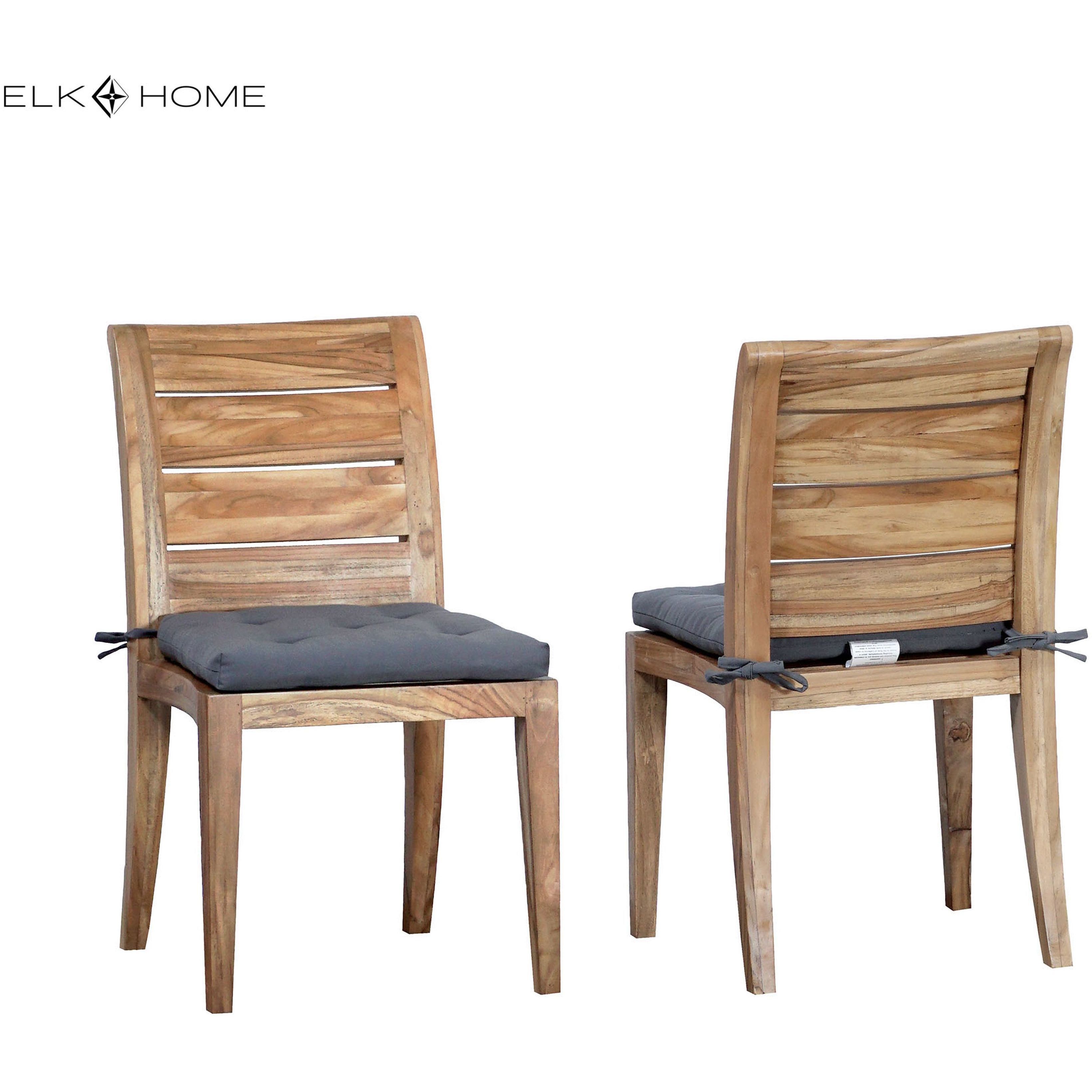 Teak 20 X 17.5 inch Gray Outdoor Cushion