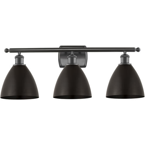 Ballston Dome 3 Light 28 inch Oil Rubbed Bronze Bath Vanity Light Wall Light