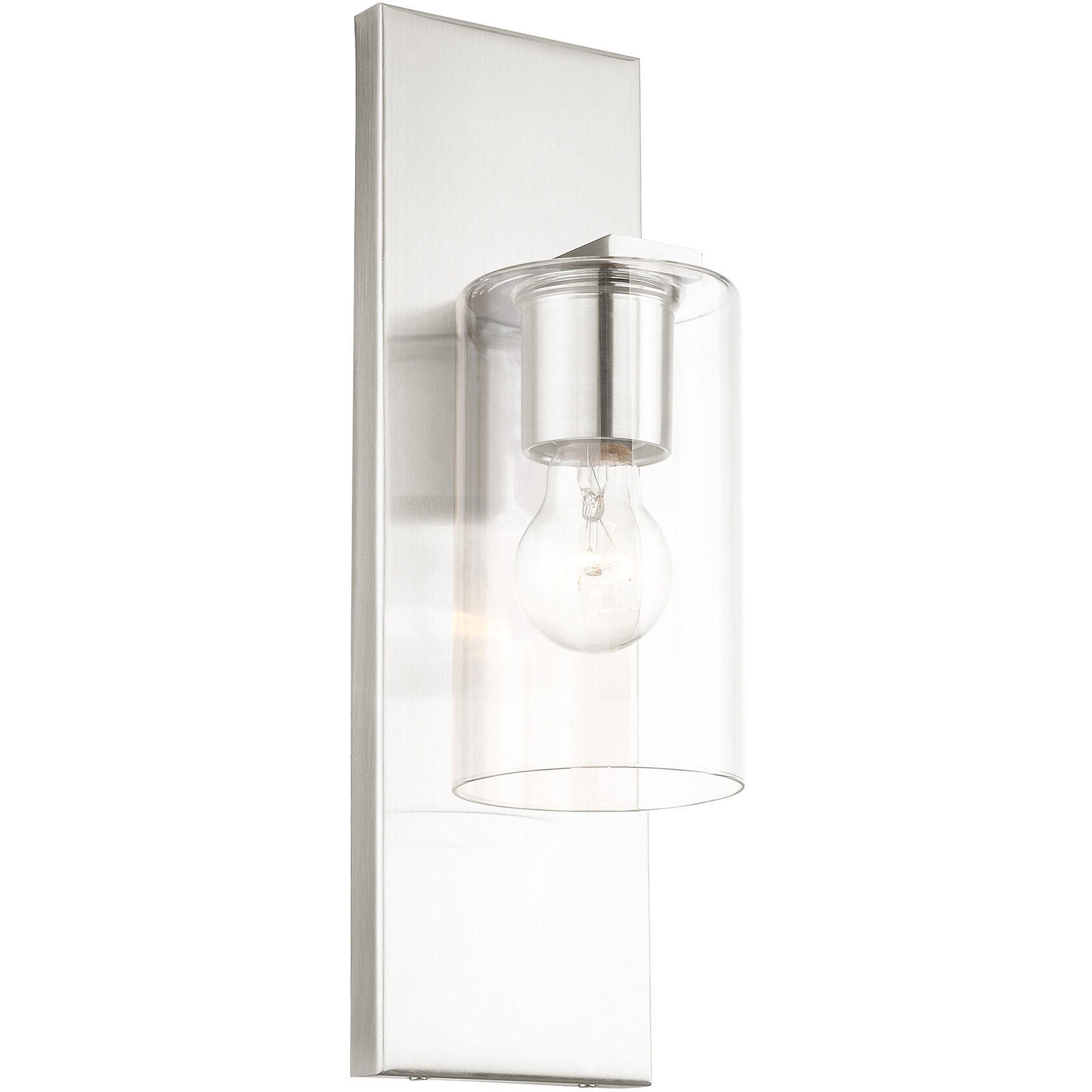 Zurich 1 Light 5 inch Brushed Nickel Sconce Wall Light