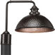 Englewood 1 Light 16 inch Antique Bronze Outdoor Post Lantern