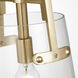 Drew & Jonathan Crofton 1 Light 10.25 inch Satin Brass Pendant Ceiling Light, Medium