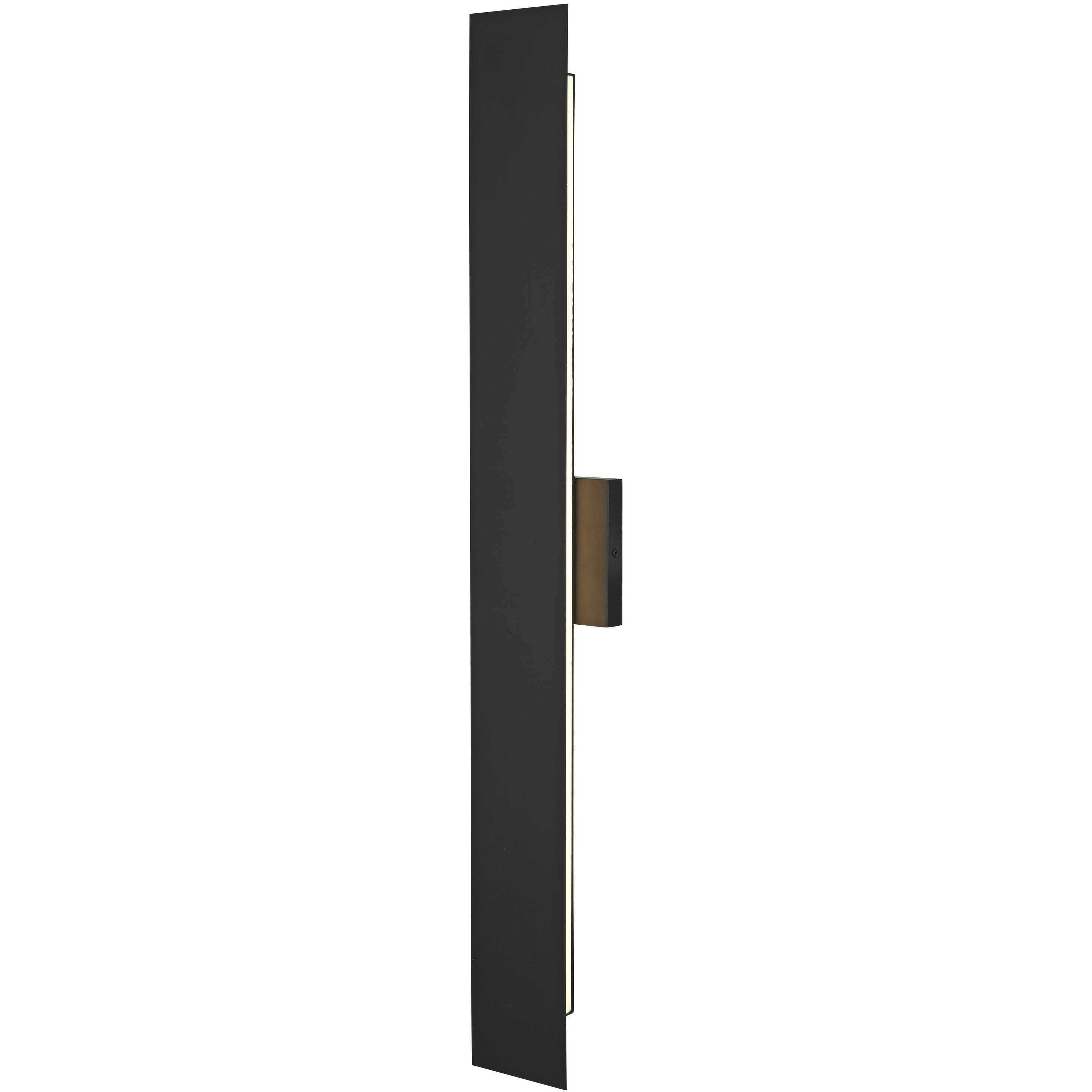 Waylen 2 Light 34 inch Black Outdoor Wall Sconce