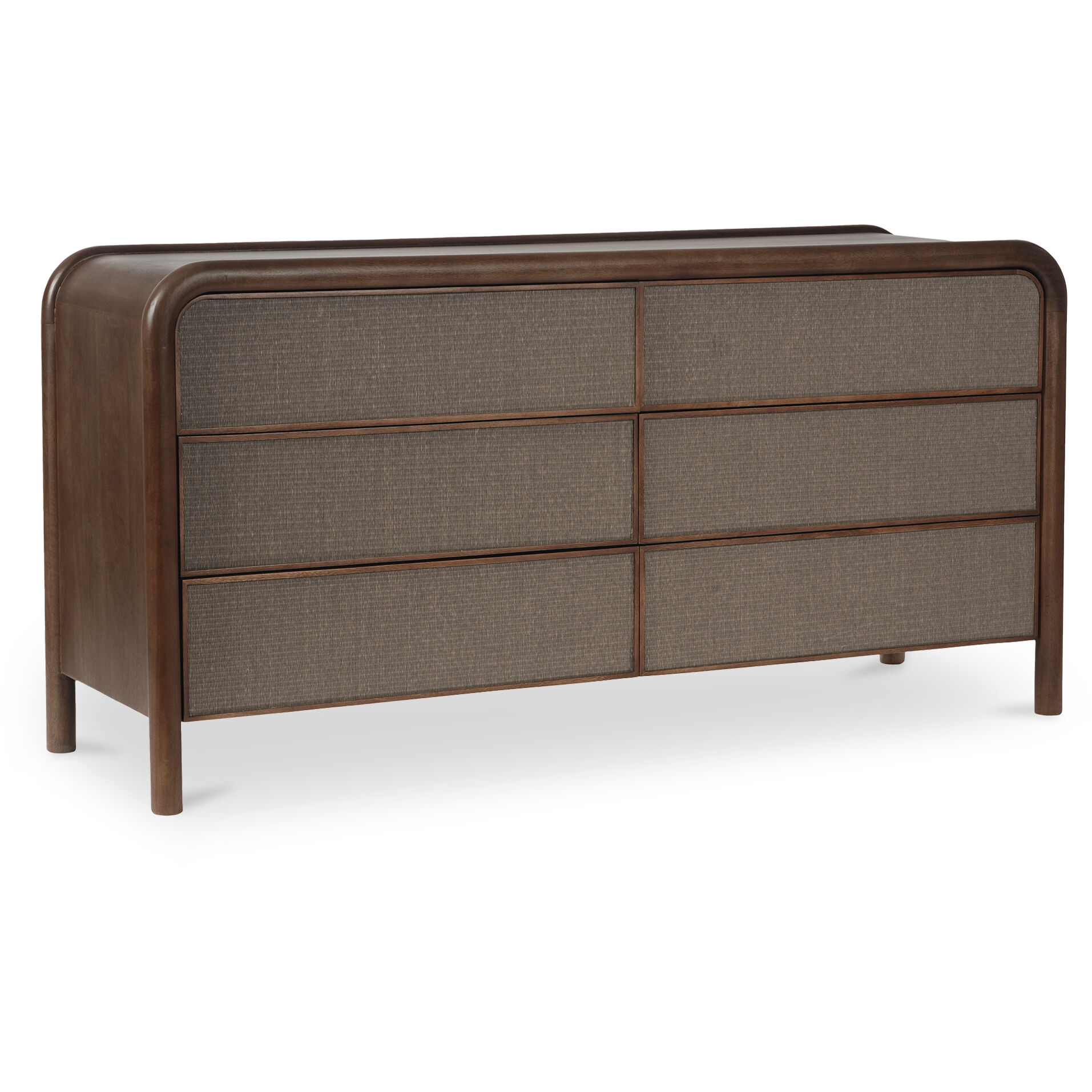 Rye Brown Dresser, 6 Drawer