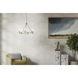 Carrick 6 Light Champagne Bronze Chandelier Ceiling Light, 1 Tier Small