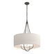 Loop 4 Light 28 inch Oil Rubbed Bronze and Dark Smoke Pendant Ceiling Light in Oil Rubbed Bronze/Dark Smoke, Flax