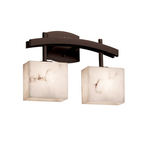 Lumenaria LED 15.5 inch Dark Bronze Vanity Light Wall Light in 1400 Lm LED, Rectangle