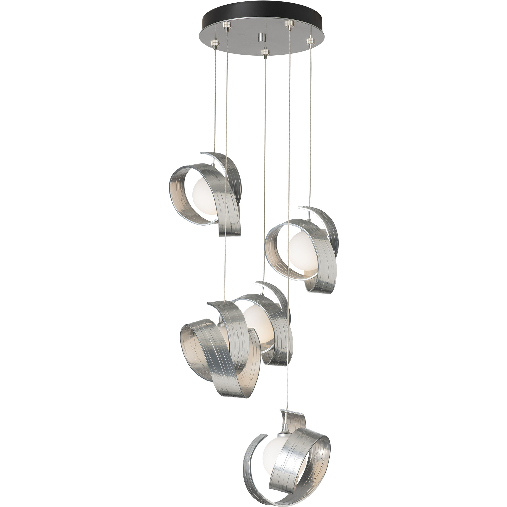 Riza 5 Light 19.1 inch Sterling Pendant Ceiling Light
