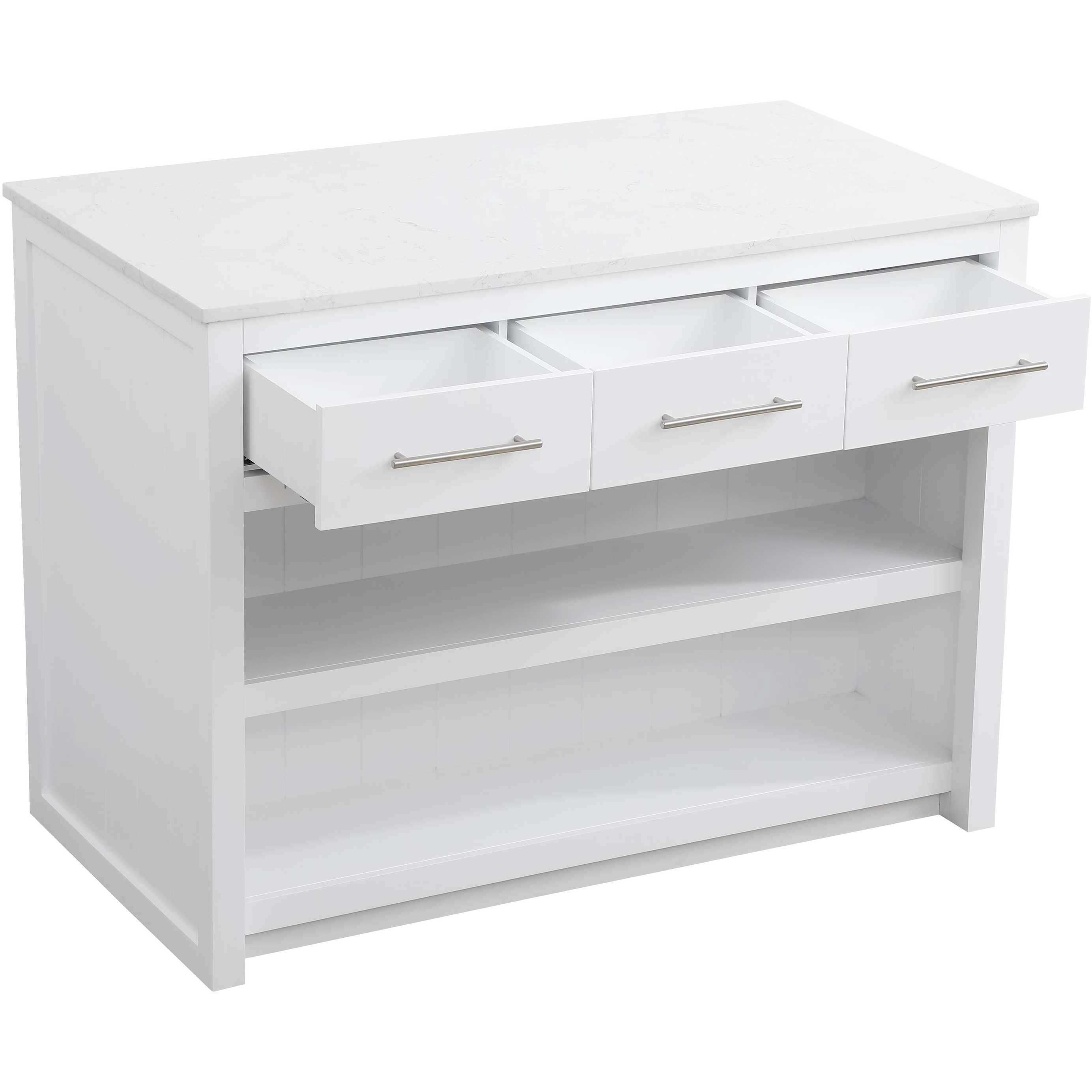 Porter White Kitchen Island