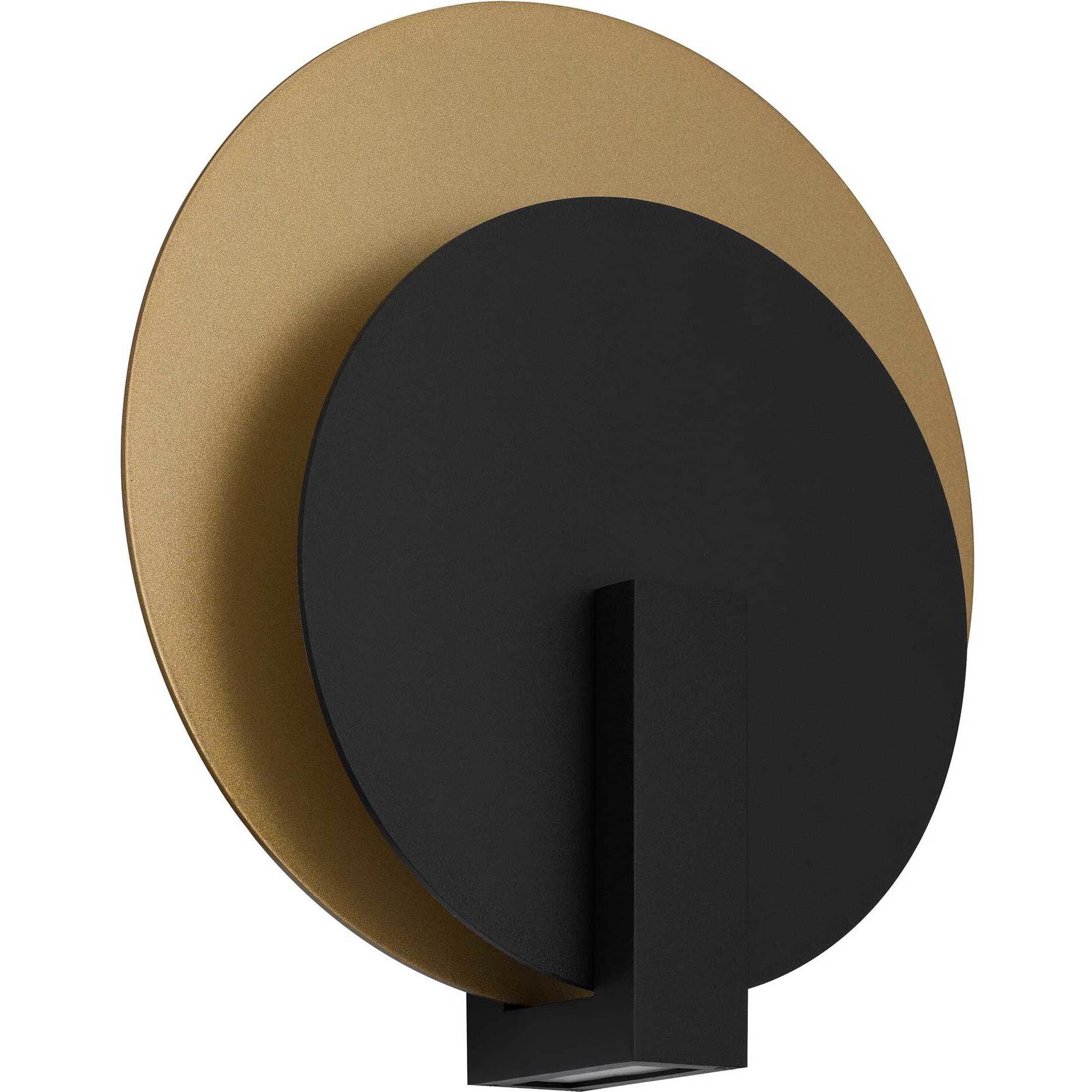 Eclipse LED 12.75 inch Sand Black Outdoor Wall Sconce