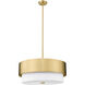 Counterpoint 5 Light 24 inch Modern Gold Chandelier Ceiling Light