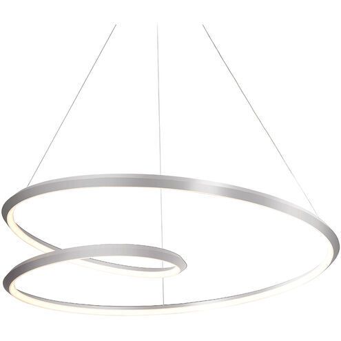 Ampersand LED 32 inch Brushed Nickel Pendant Ceiling Light