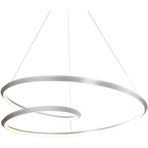 Ampersand LED 31.5 inch Brushed Nickel Pendant Ceiling Light