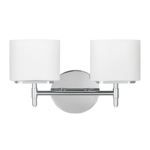 Trinity 2 Light 13.75 inch Polished Chrome Bath and Vanity Wall Light