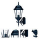 Richmond 1 Light 23 inch Matte Black Exterior Wall Mount