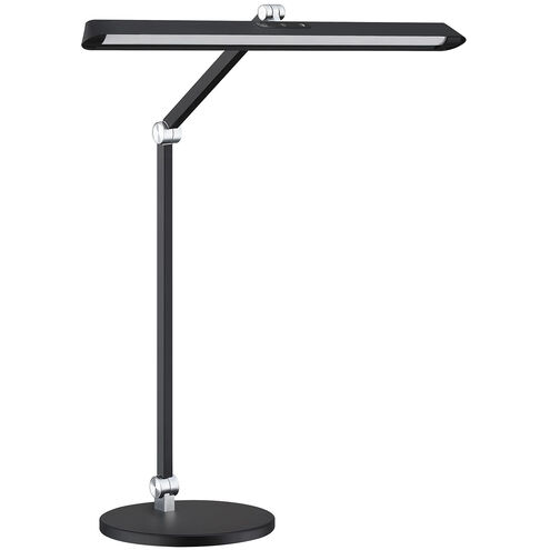 FLUX 15 inch 12 watt Black Desk Lamp Portable Light