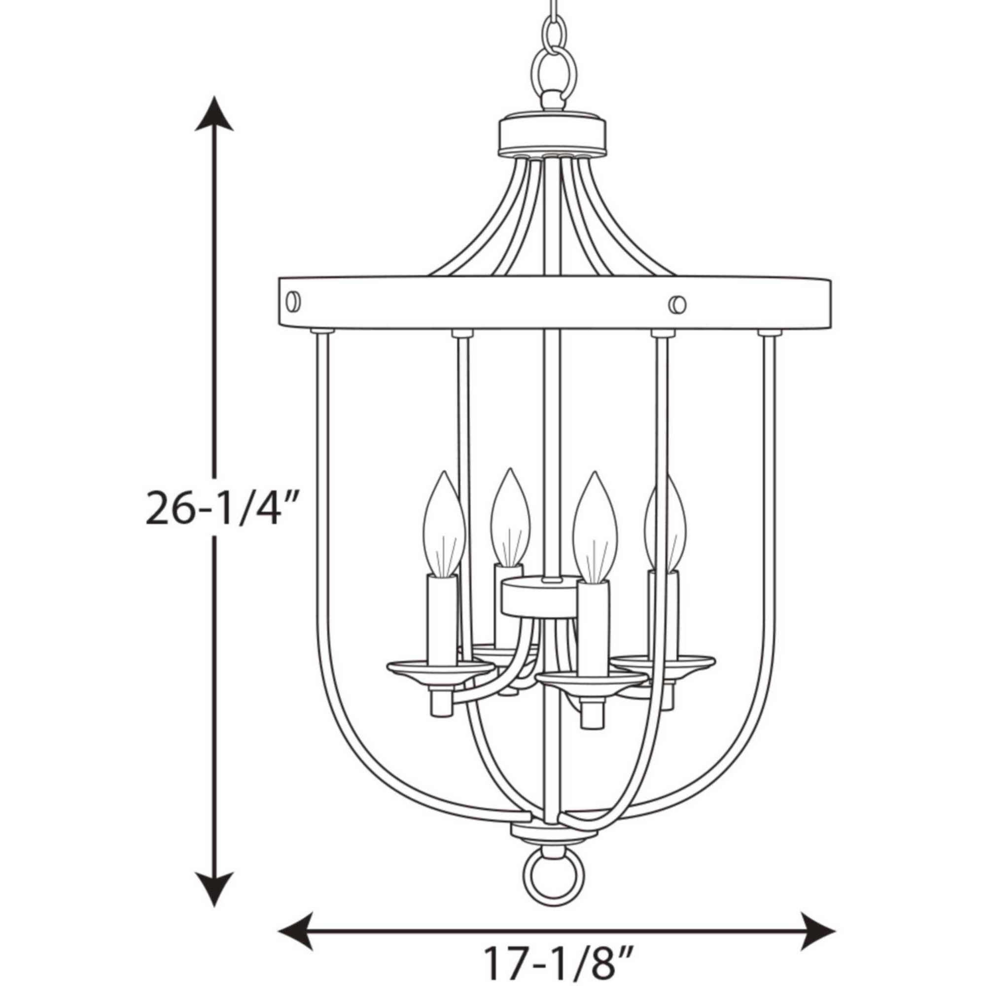 Gulliver 4 Light 17 inch Graphite Foyer Pendant Ceiling Light