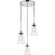 Auspice 3 Light 16 inch Chrome Pendant Ceiling Light