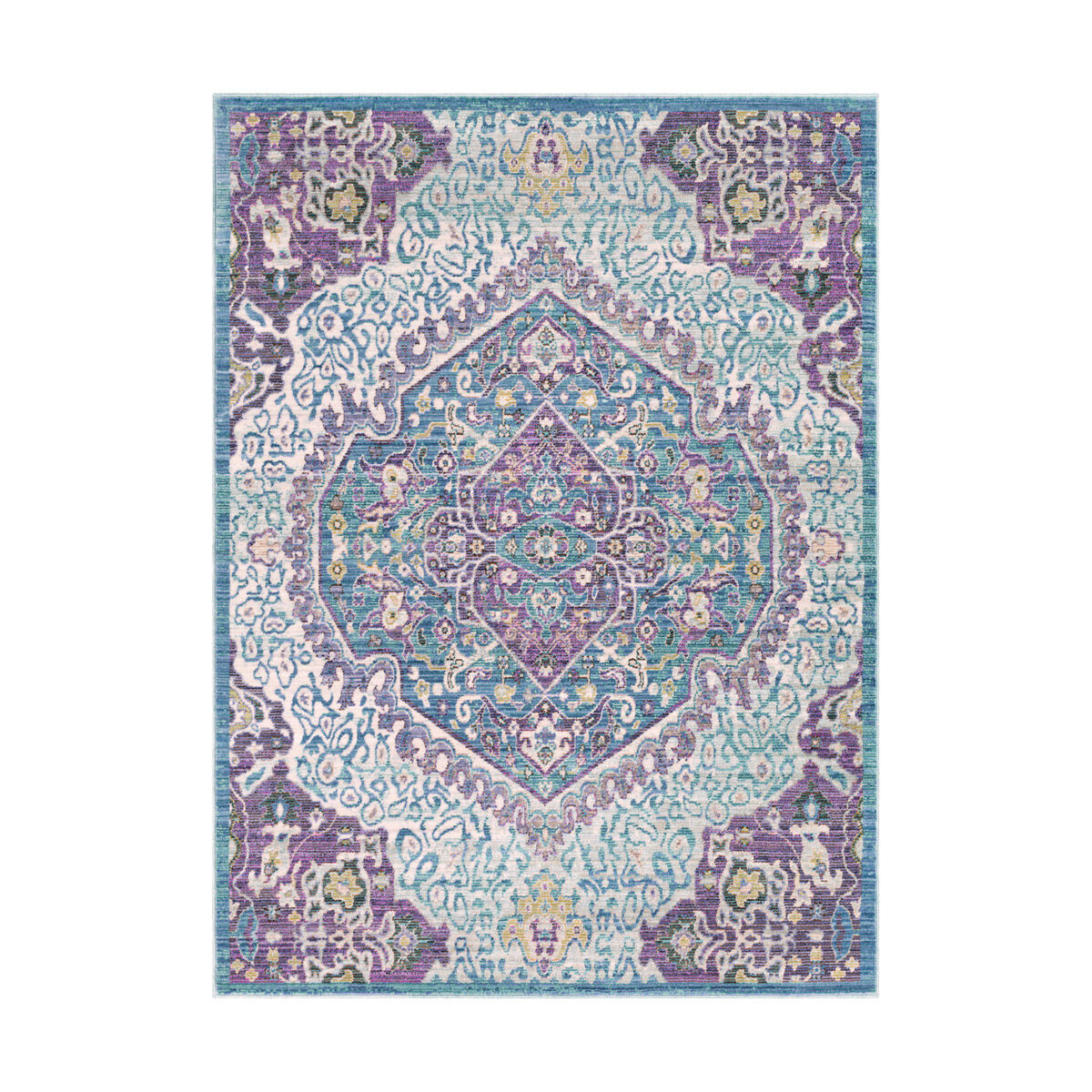 Germili 65 X 47 inch Bright Purple/Pale Blue/Teal/Lime/Dark Green/Camel Rugs, Polyester