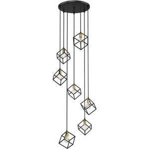 Vertical 7 Light 23.50 inch Chandelier