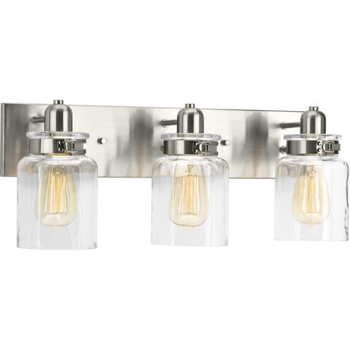 Buckley 3 Light 22 inch Brushed Nickel Bath Vanity Wall Light