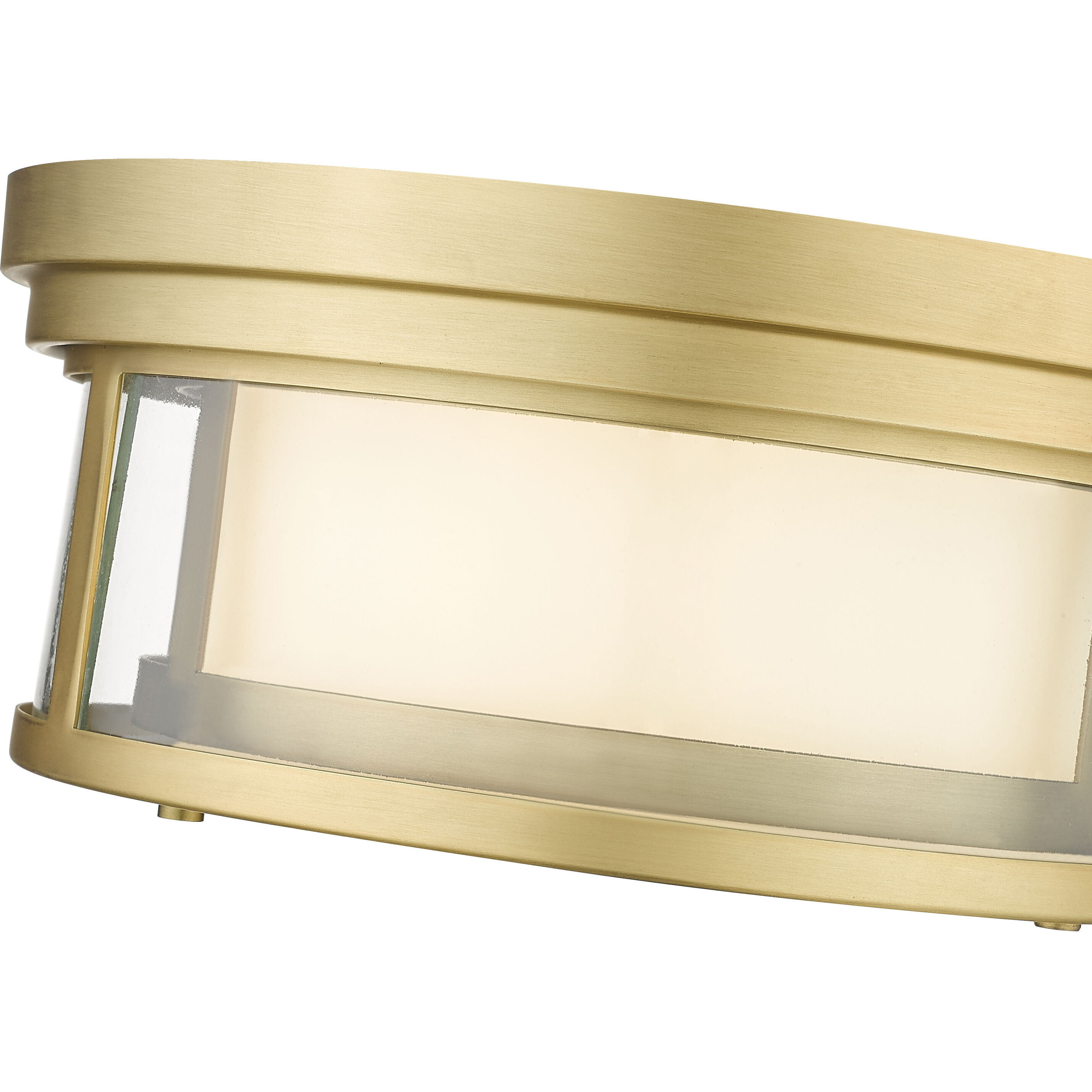 Willow 2 Light 12 inch Olde Brass Flush Mount Ceiling Light in Olde Bronze