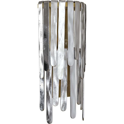 Raine 2 Light 9 inch Blue Smoke Luster ADA Sconce Wall Light