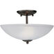 Logan 2 Light 13 inch Oil Rubbed Bronze Semi-Flush Mount Ceiling Light