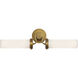 Wynwood 2 Light 22.88 inch Vintage Brass Bath Vanity Light Wall Light