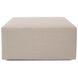 Universal 18 inch Natural Ottoman, 36in Square, The Linen Collection