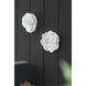 Floral White Wall Accent
