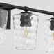 Goodwin 4 Light 32.88 inch Matte Black Vanity Light Wall Light