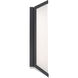 Corte LED 15.38 inch Black Outdoor Wall Light in 3500K, dweLED