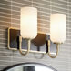 Solia LED 14.25 inch Champagne Bronze with Black Bathroom Vanity Light Wall Light