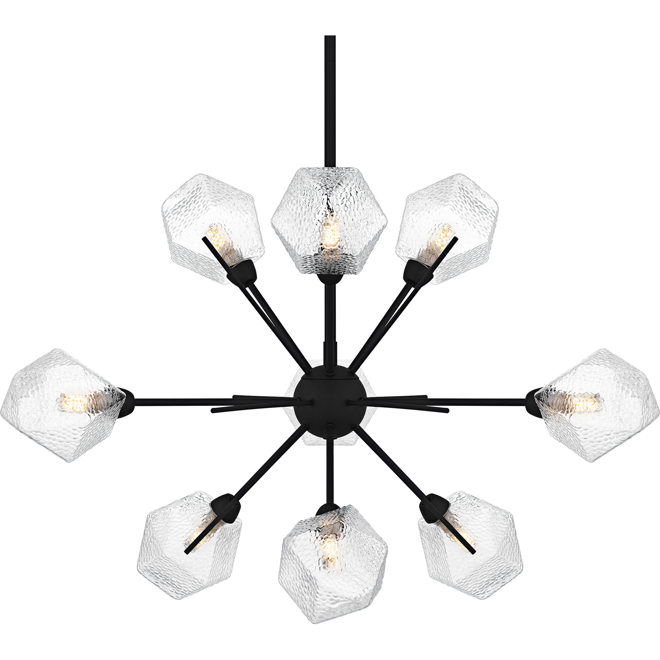 Salvador 9 Light 30 inch Earth Black Chandelier Ceiling Light